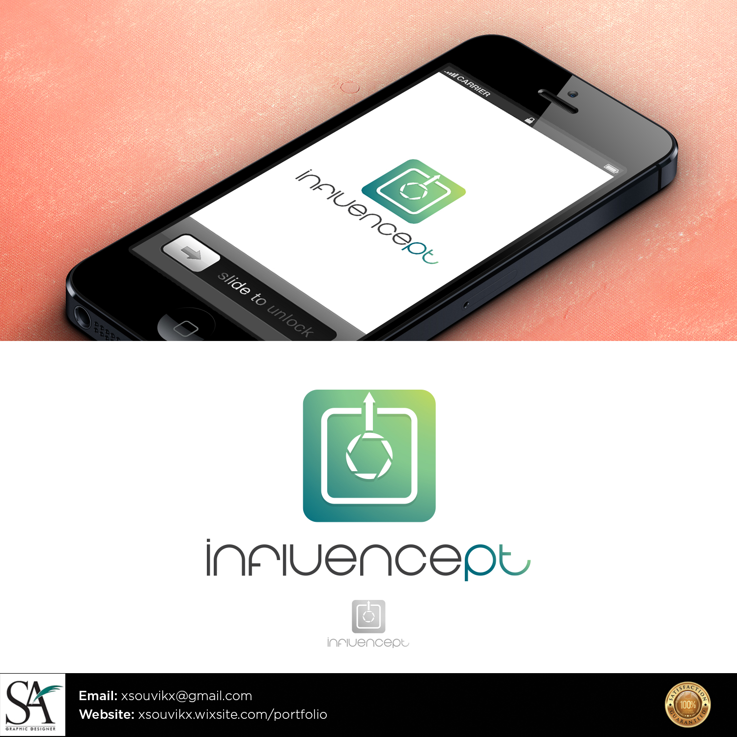 Logo-Design von Souvik Roy (Alex Pro) für Influencept | Design #17884772