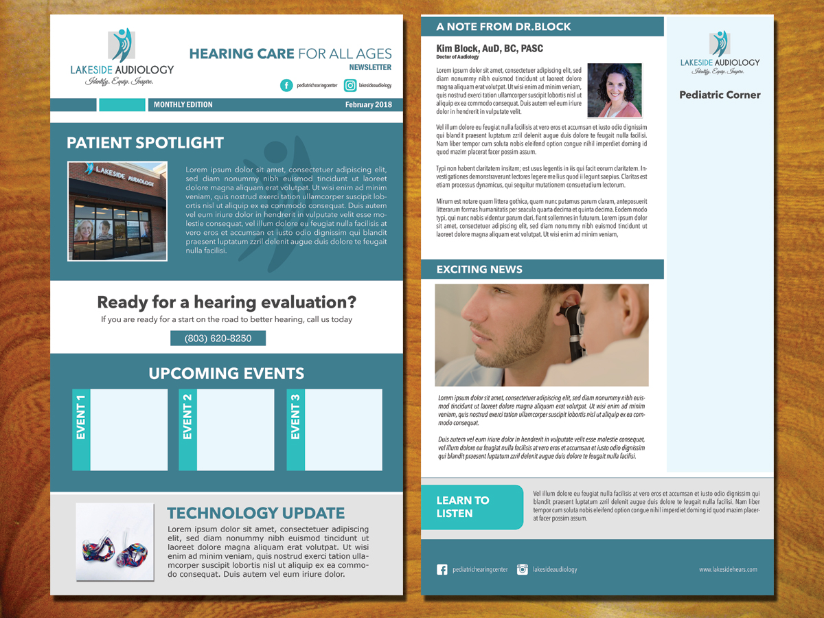 Flyer Design by LeonFX for Lakeside Audiology | Design #17872846