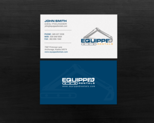 Equipped Rentals Business Card Design | Diseño de Tarjeta de Presentación por chandrayaan.creative