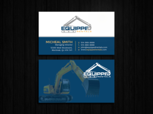 Equipped Rentals Business Card Design | Diseño de Tarjeta de Presentación por Tripti Ranjan Gain