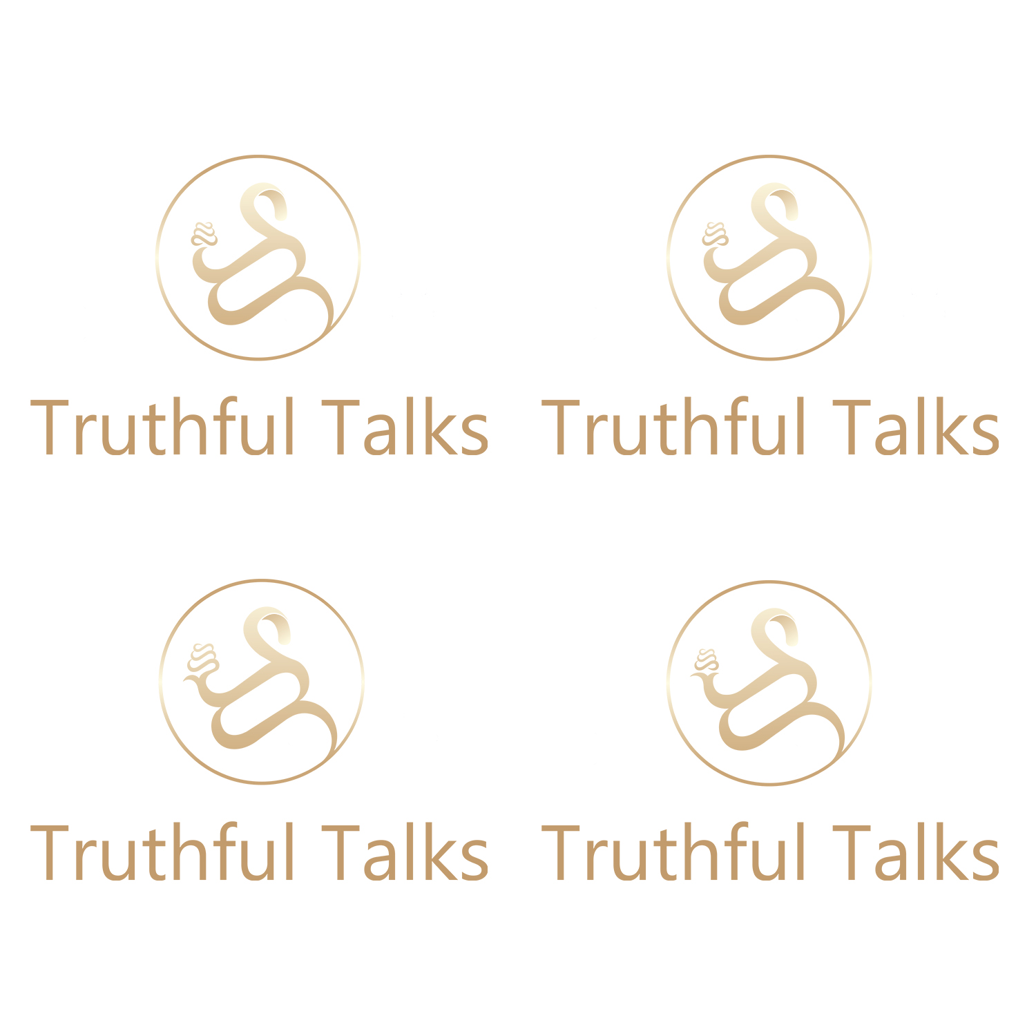 Logo Design by Koshama for Truthful Talks | Design #17882097
