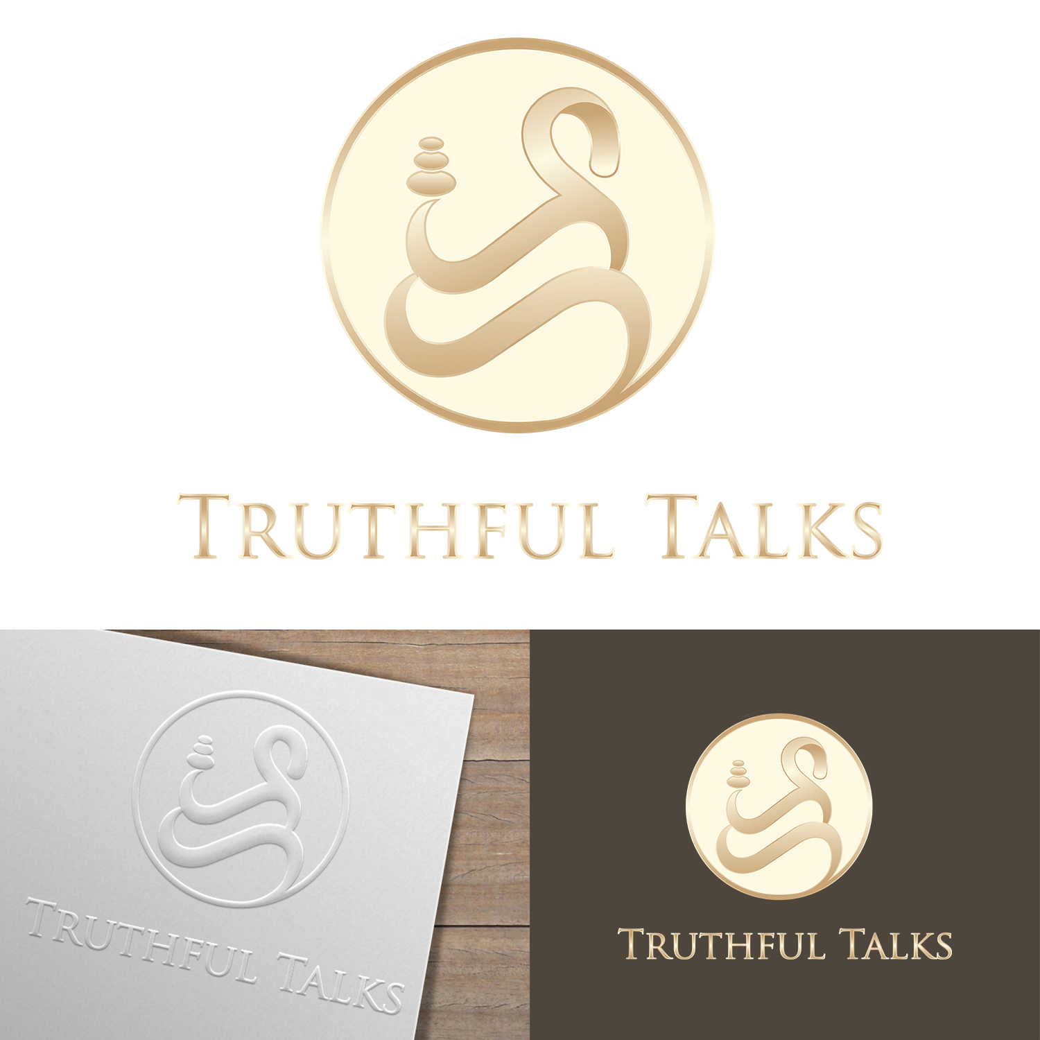 Logo Design by Koshama for Truthful Talks | Design #17898814