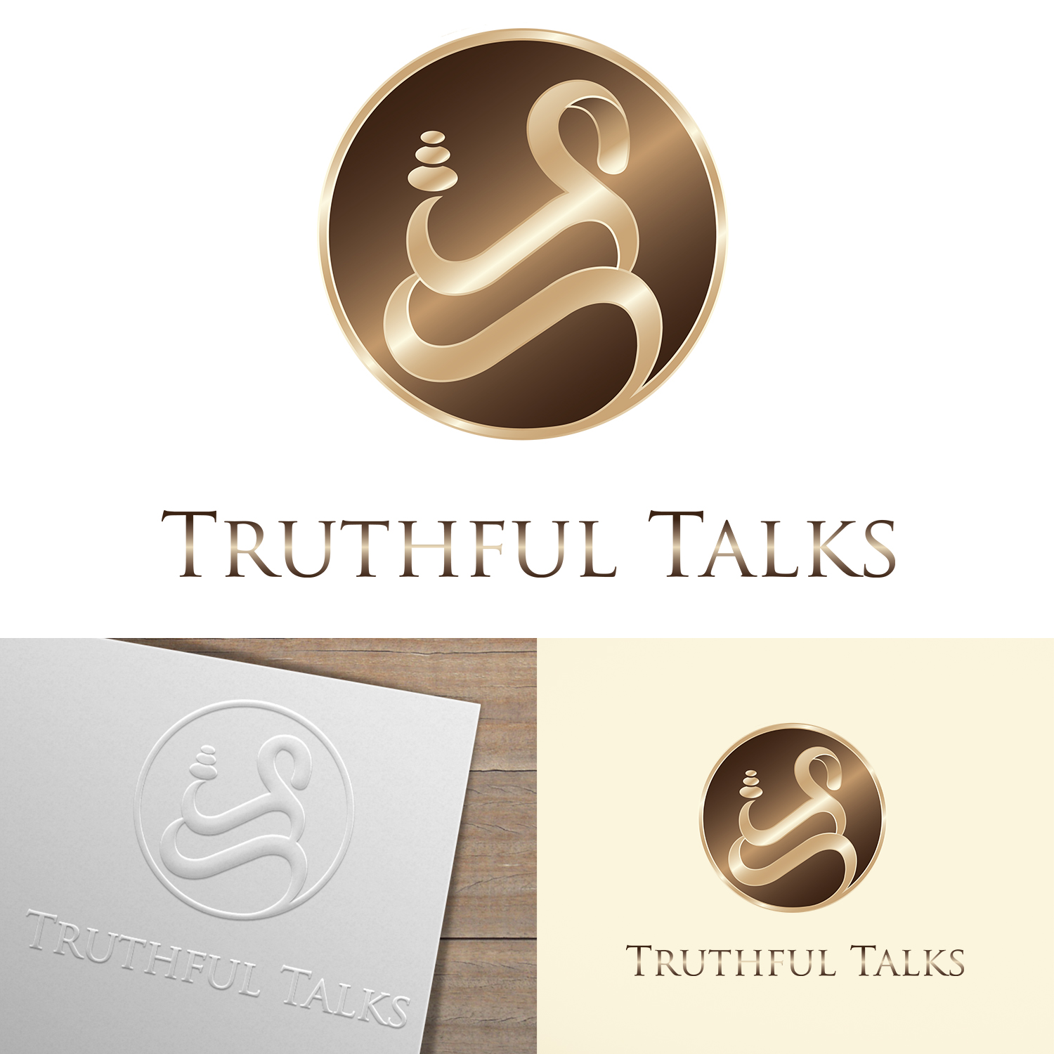 Logo Design by Koshama for Truthful Talks | Design #17907975