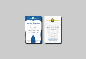 Business Card Design by INDIAN_Ashok for Circle H Dental | Design: #17836381