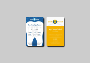 Business Card Design by INDIAN_Ashok for Circle H Dental | Design: #17836382
