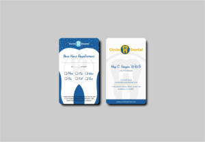 Business Card Design by INDIAN_Ashok for Circle H Dental | Design: #17836384