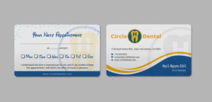 Business Card Design by INDIAN_Ashok for Circle H Dental | Design: #17836402