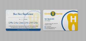 Business Card Design by INDIAN_Ashok for Circle H Dental | Design: #17836406