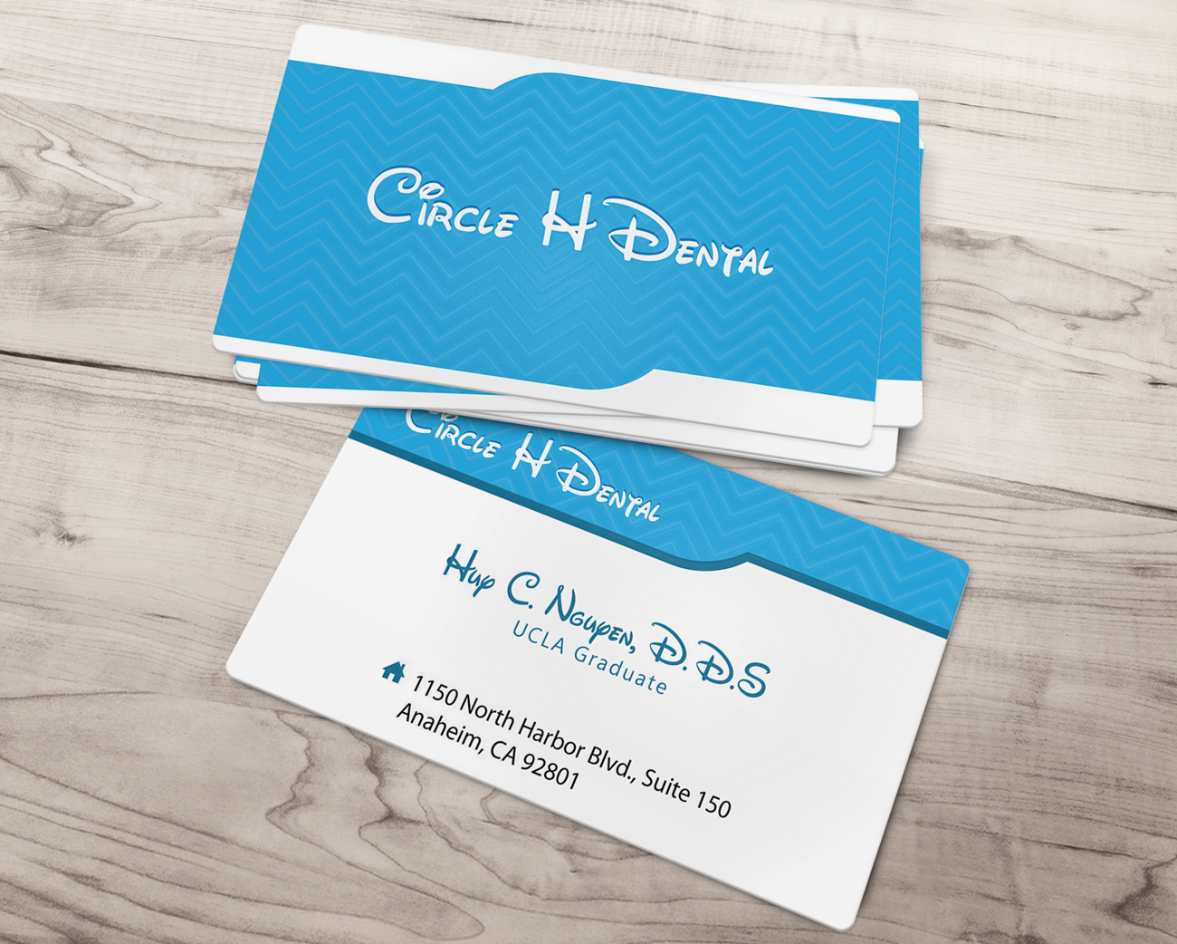 Business Card Design by Impressive Solutions for Circle H Dental | Design #17805805