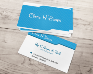 Business Card Design by Impressive Solutions for Circle H Dental | Design: #17805805