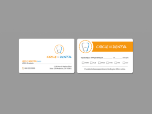 Business Card Design by Creations Box 2015 for Circle H Dental | Design: #17821443