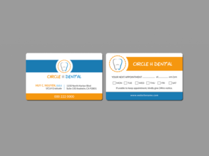 Business Card Design by Creations Box 2015 for Circle H Dental | Design: #17821444