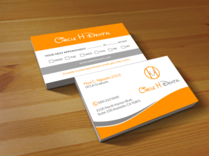 Business Card Design by Creations Box 2015 for Circle H Dental | Design: #17845059