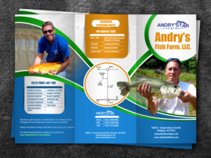 Fish Farm needing 3 - Fold Flyer / Price List designed | Flyer-Design von rug