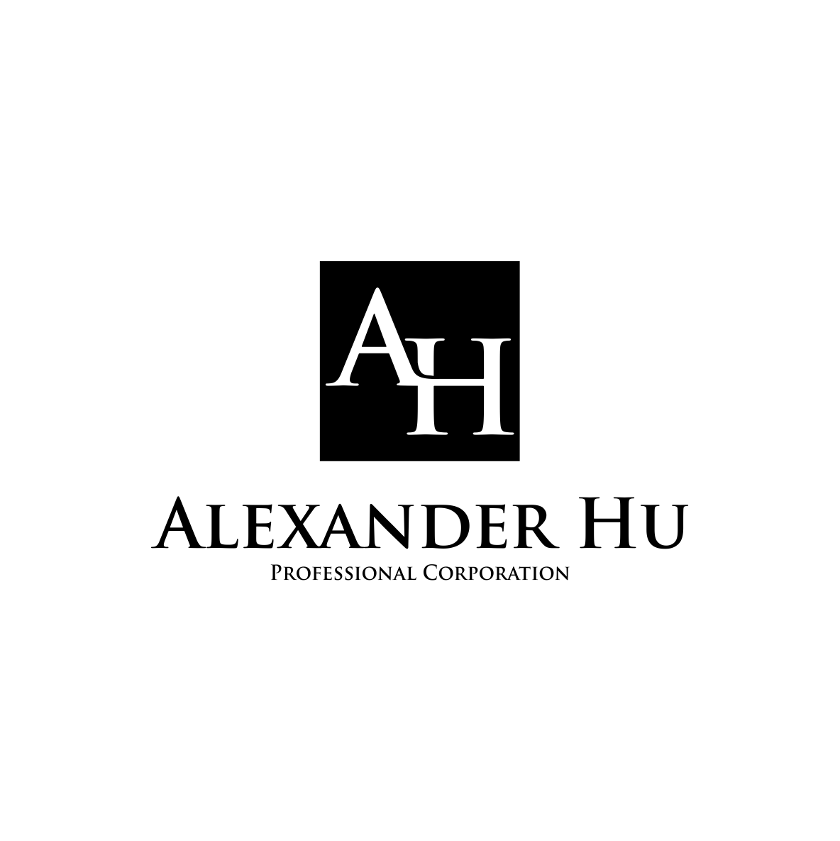 Logo Design by kenthuz for Alexander Hu Professional Corporation | Design #17883155