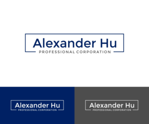 Logo Design by Liyana for Alexander Hu Professional Corporation | Design: #17866032
