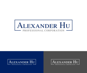 Logo Design by Liyana for Alexander Hu Professional Corporation | Design: #17866034