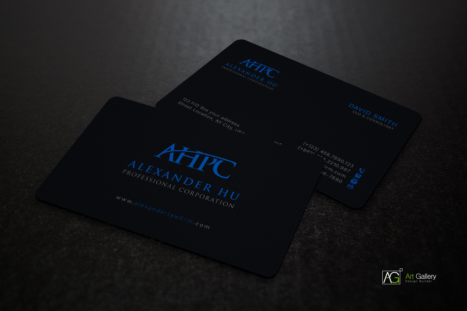 Logo Design by ArtGallery for Alexander Hu Professional Corporation | Design #17813813