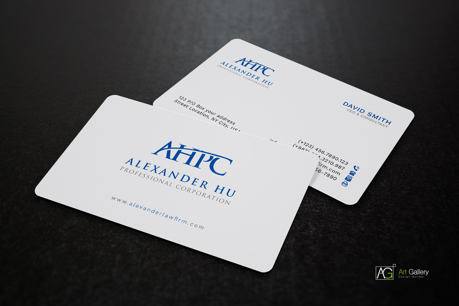 Logo Design by ArtGallery for Alexander Hu Professional Corporation | Design #17813814
