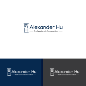 Logo Design by Deziners Zone for Alexander Hu Professional Corporation | Design: #17817848