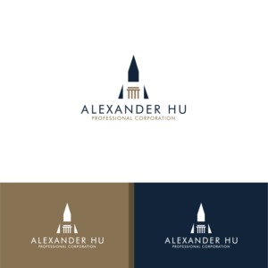 Logo Design by Deziners Zone for Alexander Hu Professional Corporation | Design: #17817852