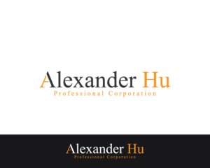 Logo Design by MAWBM for Alexander Hu Professional Corporation | Design: #17862052