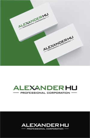 Logo Design by e-graphics for Alexander Hu Professional Corporation | Design: #17811457