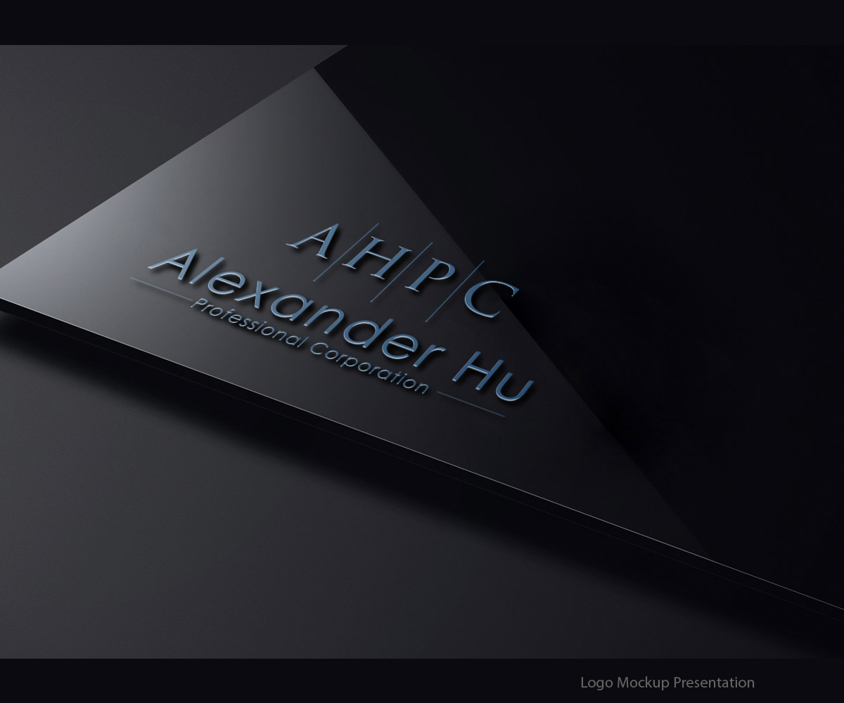 Logo Design by zebronicgraphic for Alexander Hu Professional Corporation | Design #17812595