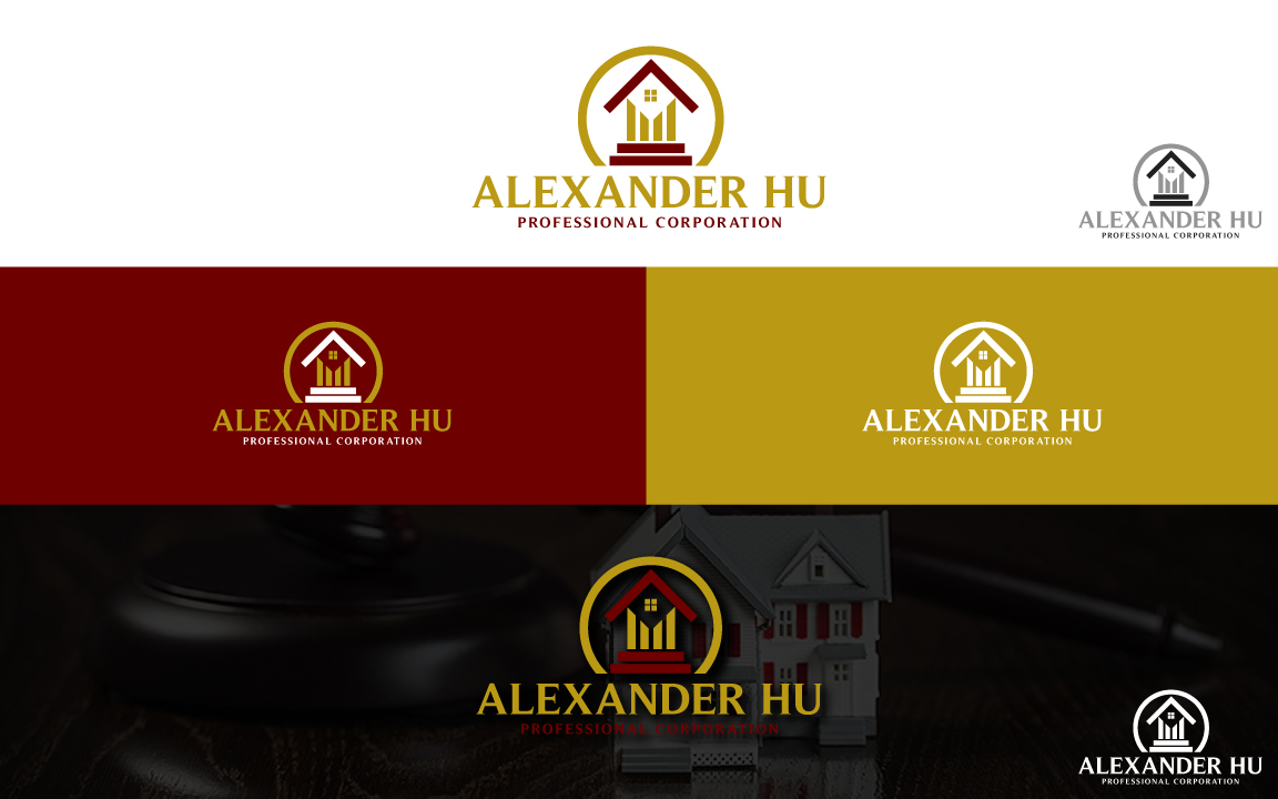 Diseño de Logo por Kanaip para Alexander Hu Professional Corporation | Diseño #17812501