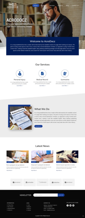 Web Design by pb for this project | Design: #17868044