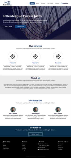 Web Design by Ubaidwani for this project | Design #17881372