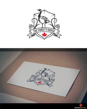 The Thirsty Goose | Diseño de Logo por Graphic Bricks