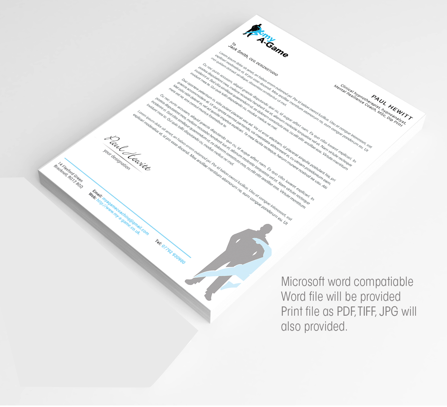 Letterhead Design by Expert Designer for British Freestyle | Design #17812528
