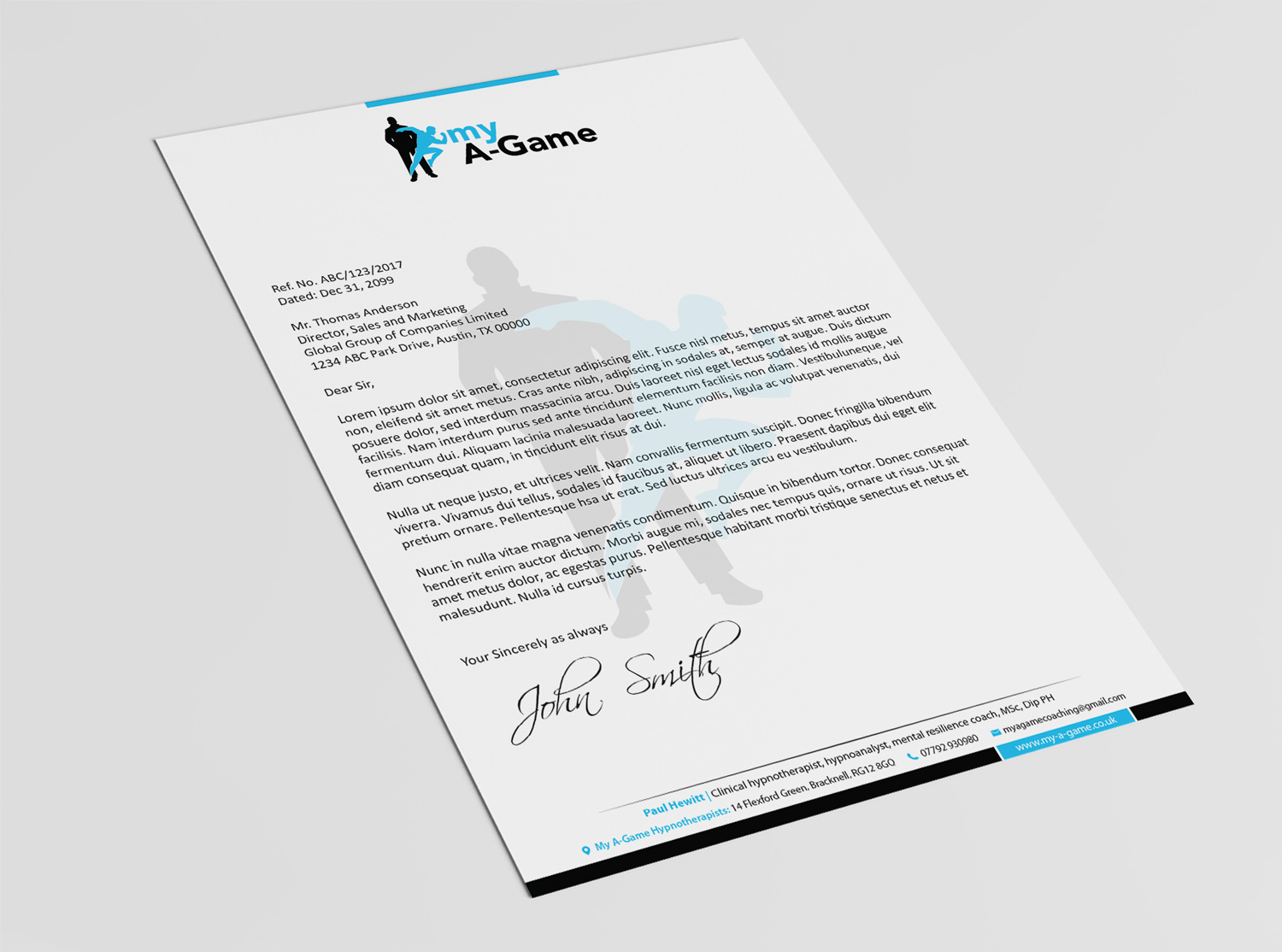 Letterhead Design by Asmi for British Freestyle | Design #17805879
