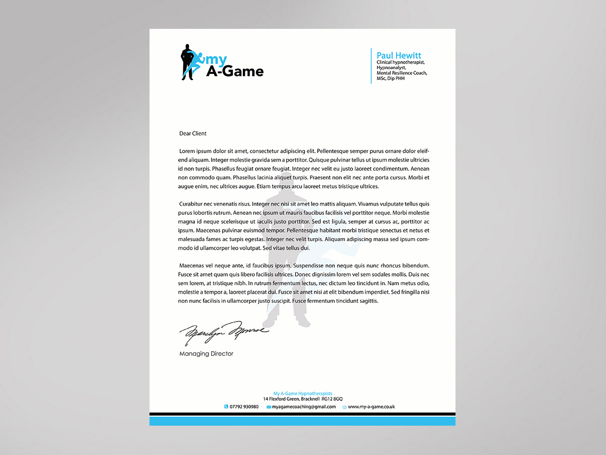 Letterhead Design by Designs 2019 for British Freestyle | Design #17806655