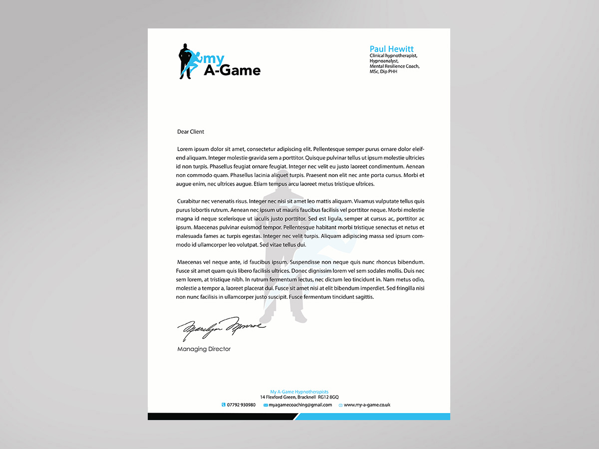 Letterhead Design by Designs 2019 for British Freestyle | Design #17806656