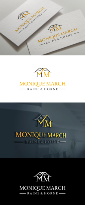 0ption 1. Monique March 2. Monique March real estate 3. Monique March Raine & Horne 3. MM | Logo Design by fatiyadesign