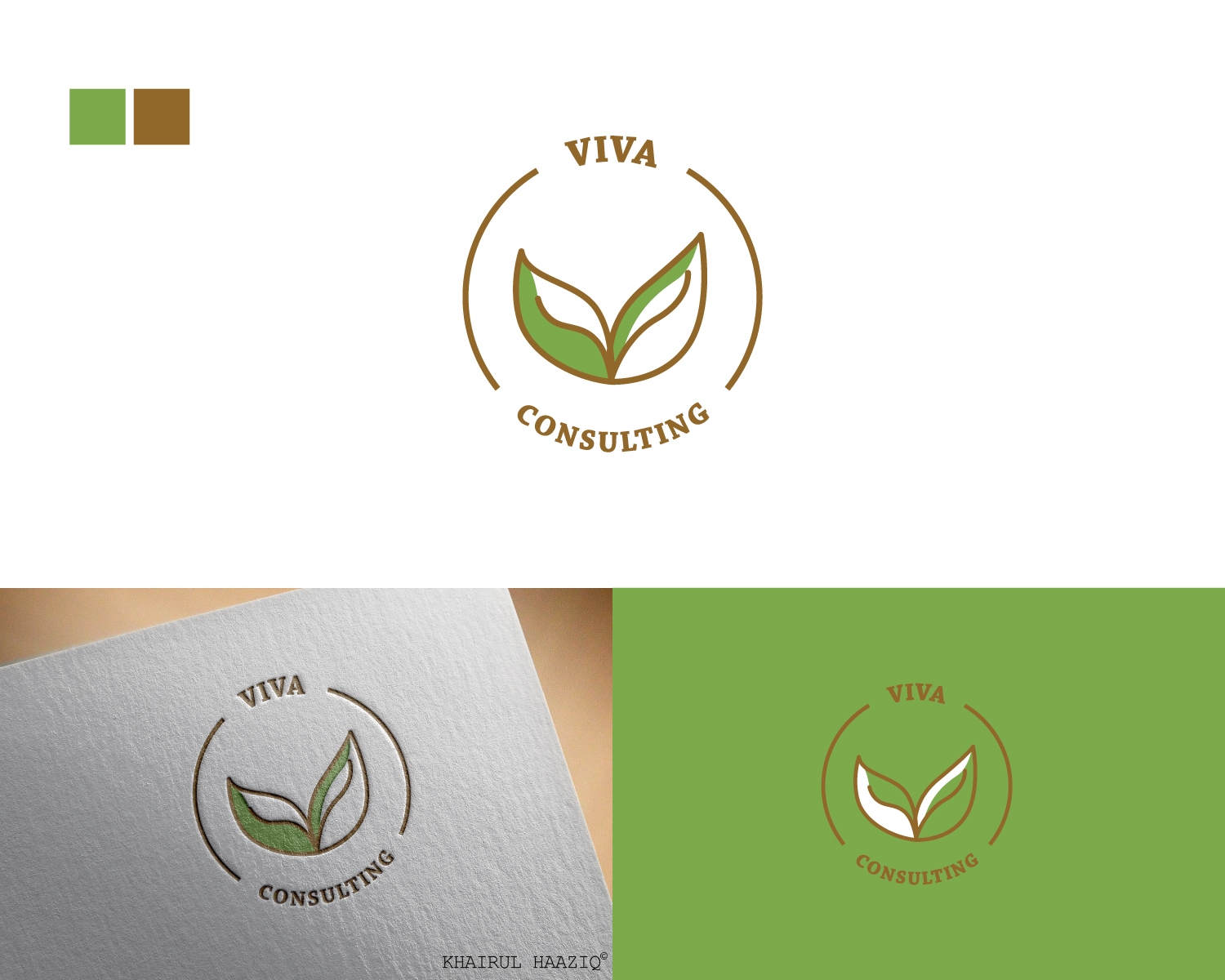 Logo Design by rhycoz for Viva V Consulting | Design #17850084
