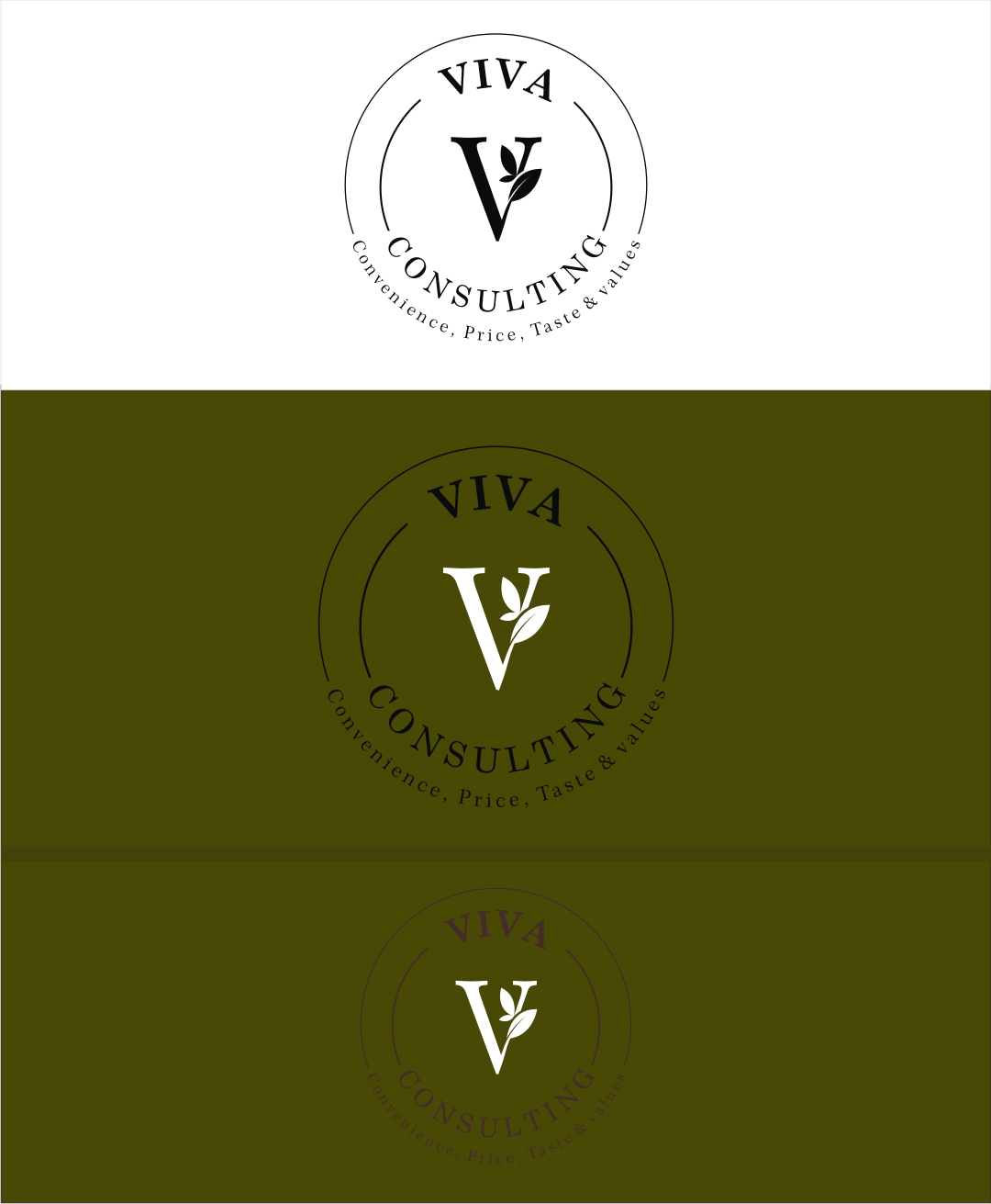 Logo Design by Soul Light for Viva V Consulting | Design #17814756