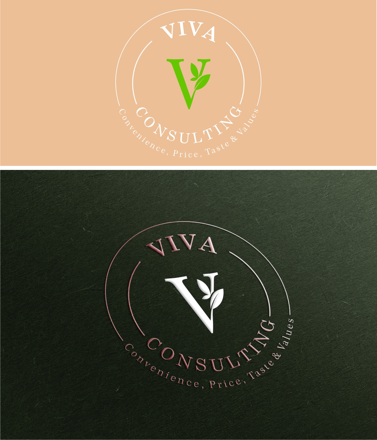 Logo Design by Soul Light for Viva V Consulting | Design #17825184