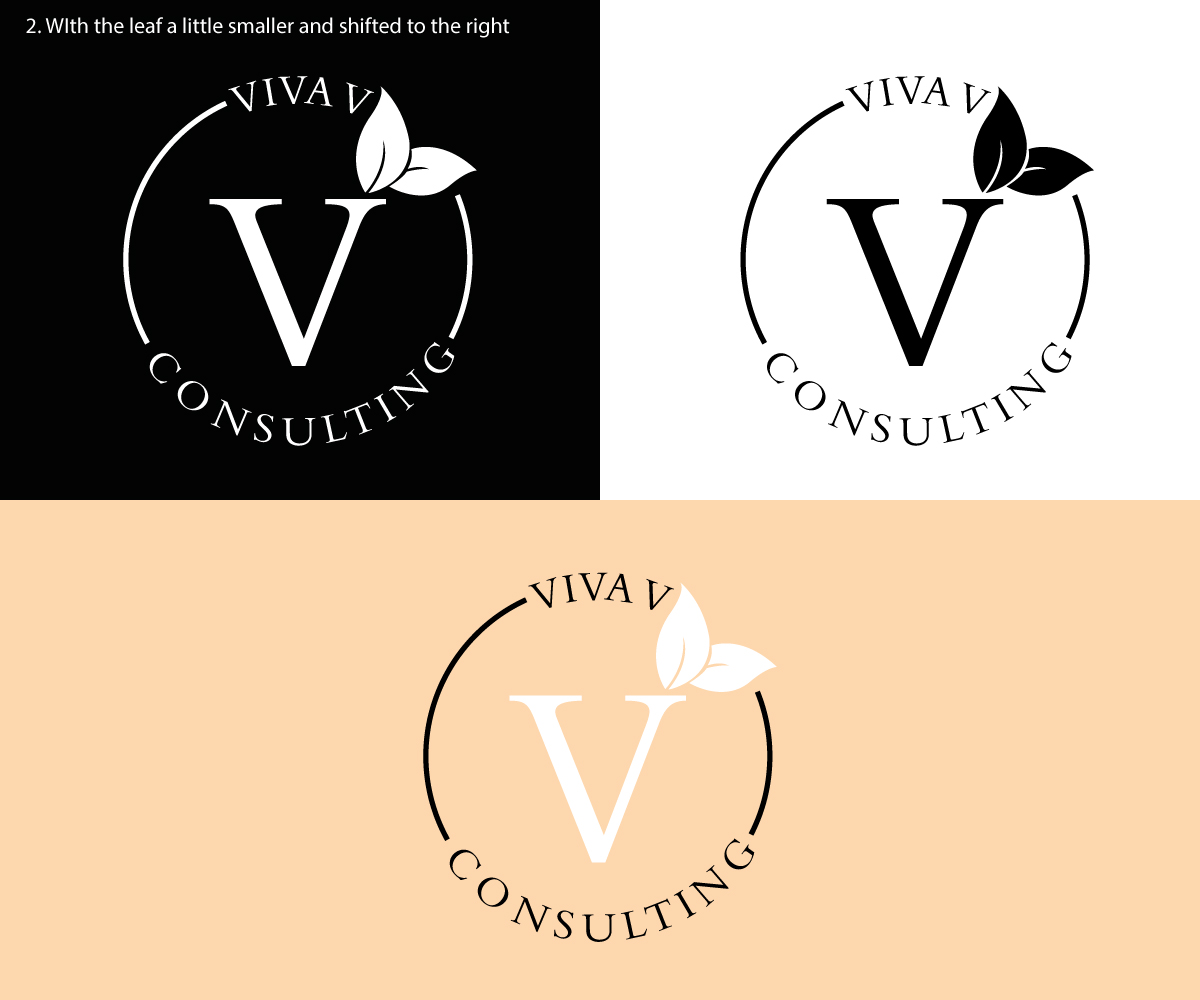 Logo Design by Nitin Mudras for Viva V Consulting | Design #17851100