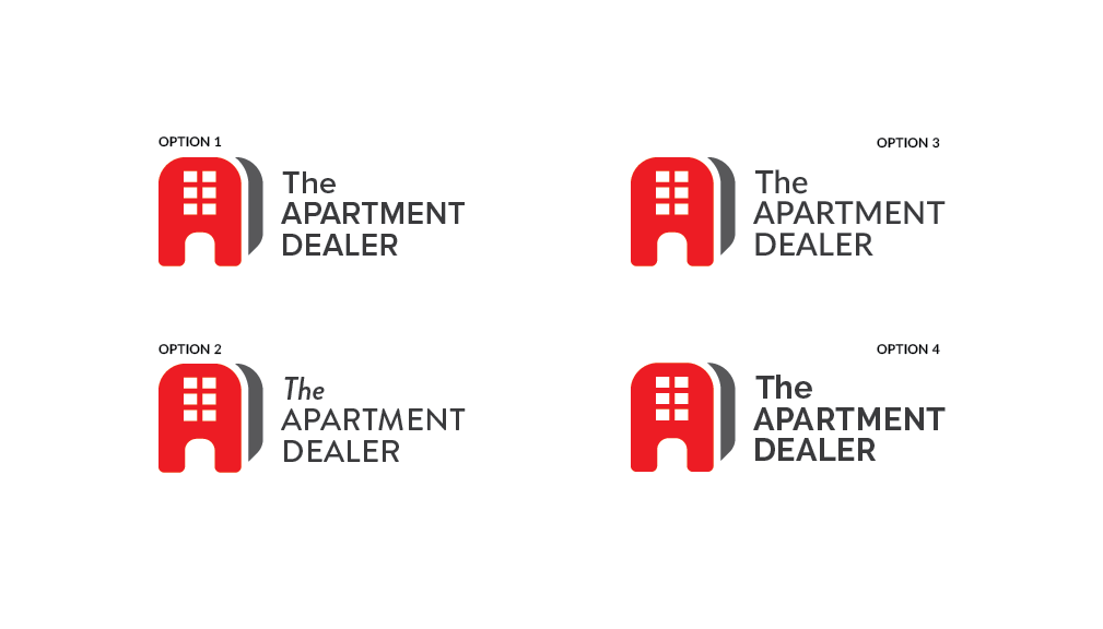 Logo Design by Knockout for Apartment Dealer | Design #17819043