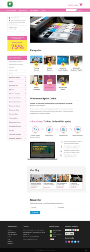 Web-Design von pb für Eprint | Design: #17820154