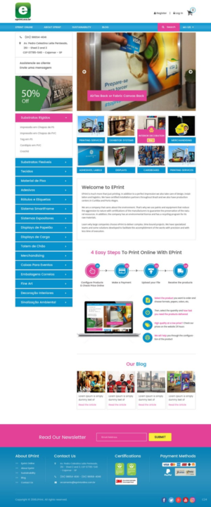 Web-Design von pb für Eprint | Design: #17820163