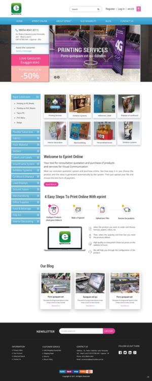 Web-Design von pb für Eprint | Design: #17820166