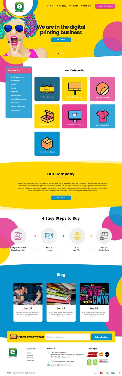 Web-Design von pb für Eprint | Design: #17820167