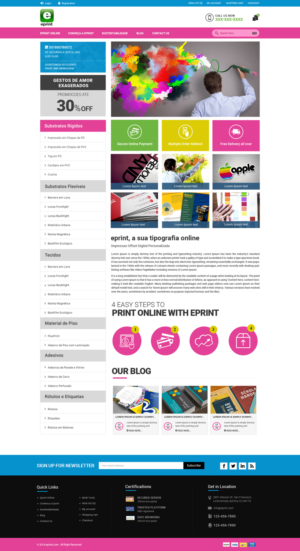 Web-Design von Dream Logo Design für Eprint | Design: #17838532
