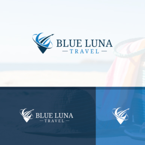 Logo Design by Logo Parlor for Blue Luna Travel | Design: #17806367