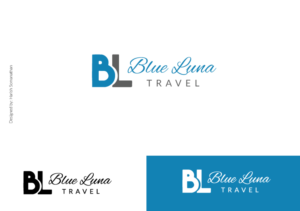 Logo Design by I²D² - Indigenous India Design &amp; Development for Blue Luna Travel | Design: #17804500