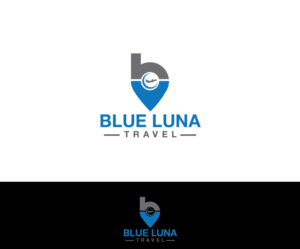 Logo Design by Isnah Logo for Blue Luna Travel | Design: #17806636